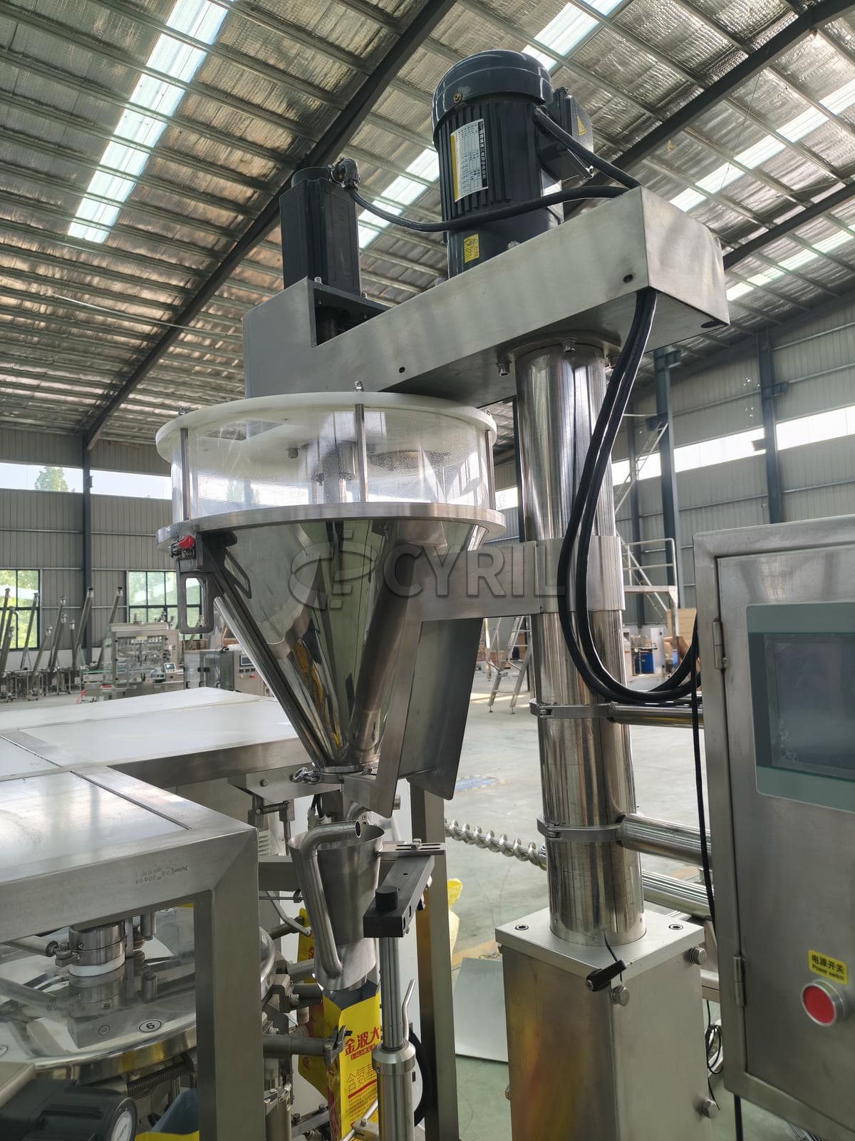 Fully automatic turntable powder bag packaging machine