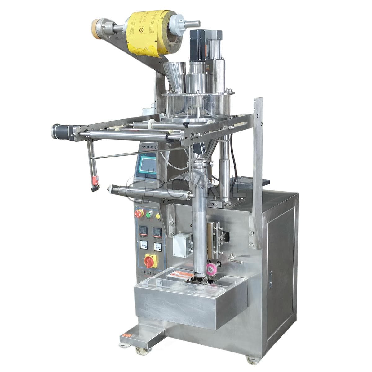 Small direct push powder packaging machine