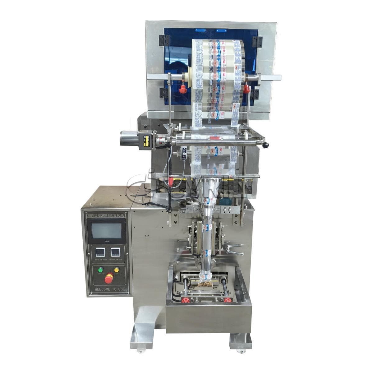 Four-head weighing packaging machine