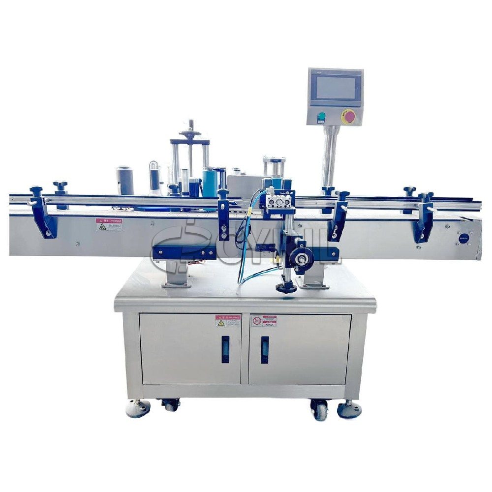 Round bottle positioning labeling machine