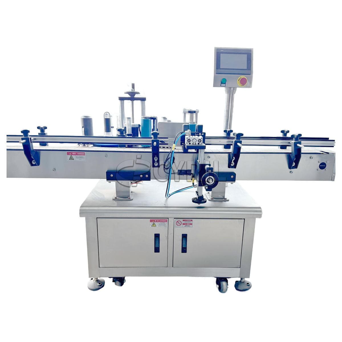 Round bottle positioning labeling machine