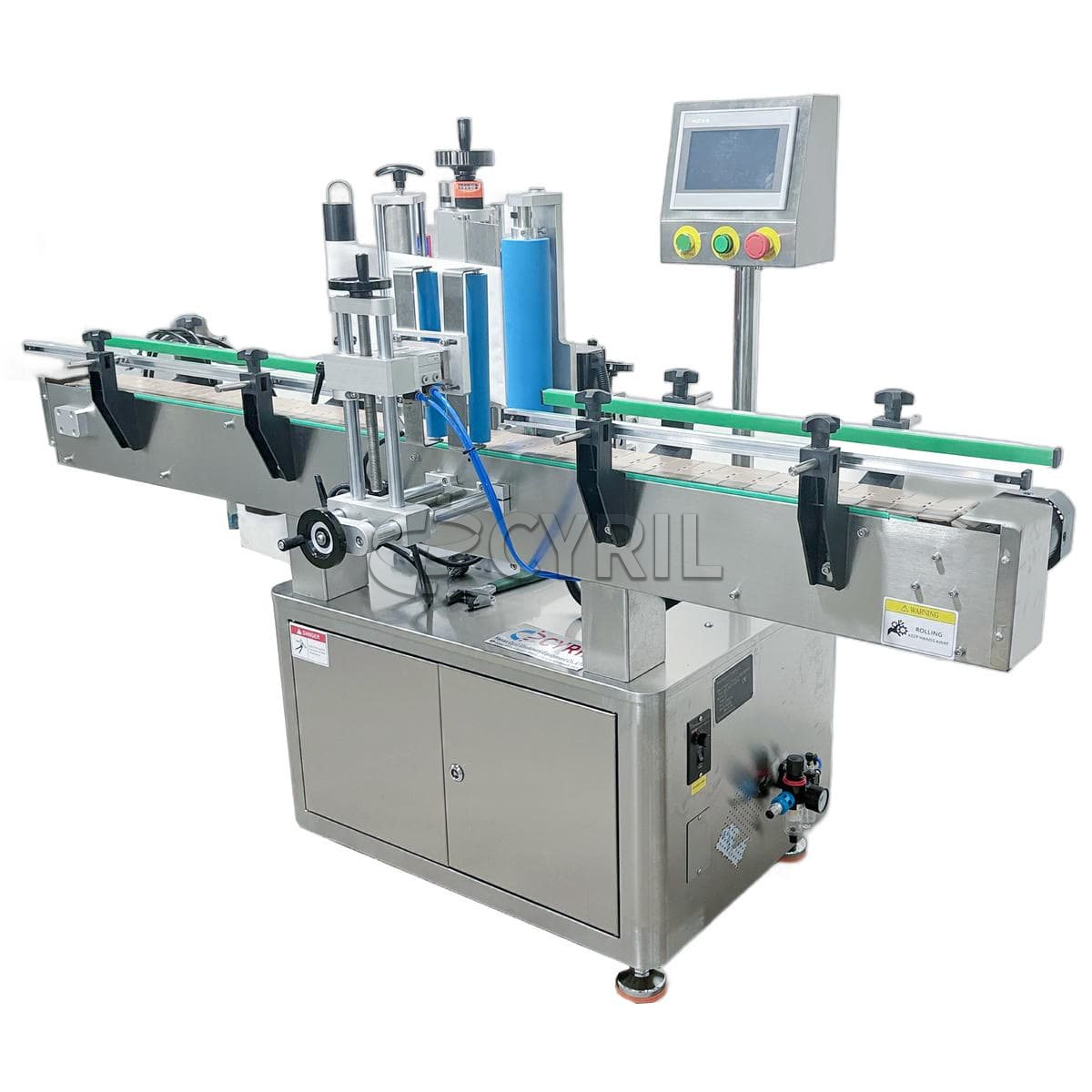 Round bottle positioning long glue stick labeling machine