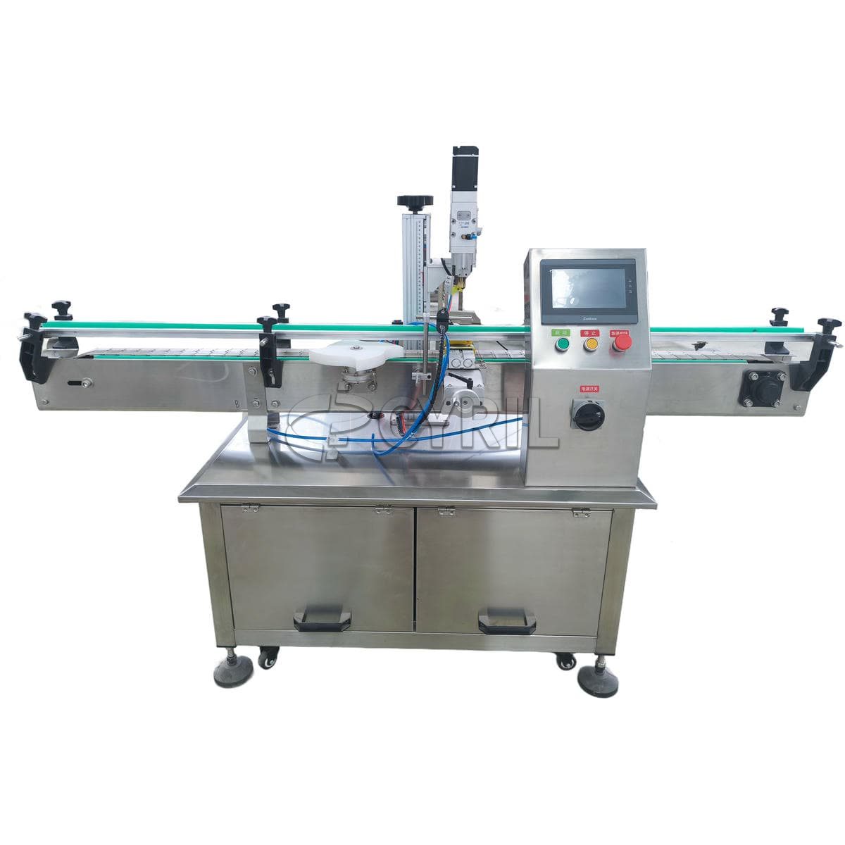 Fully automatic capping and capping machine