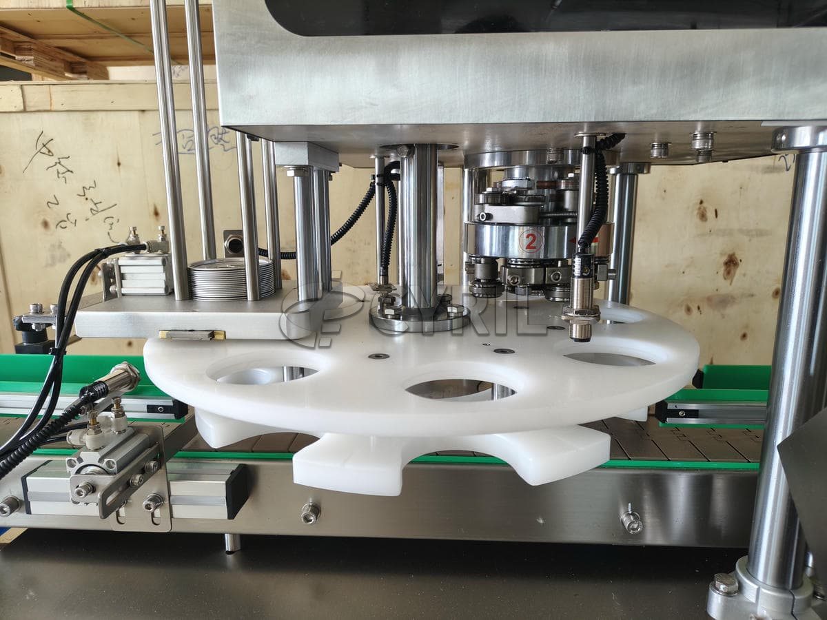Fully automatic aluminum cap capping and sealing machine