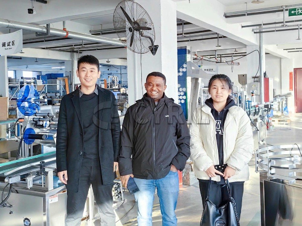 The fully automatic capping machine production line was praised by customers: after on-site inspection, the cooperation order for the entire line was finalized