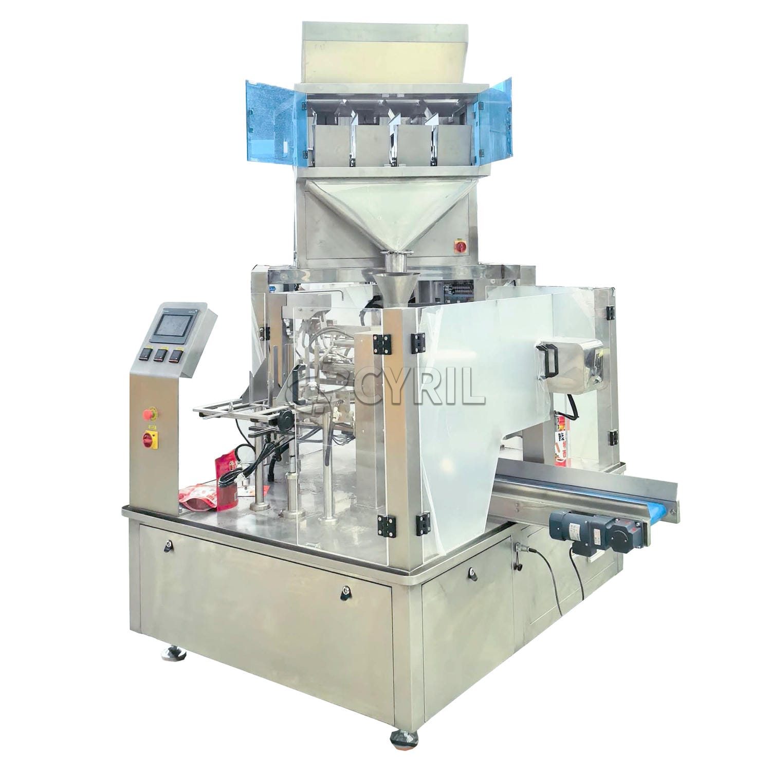 Rotary type bag packaging machine