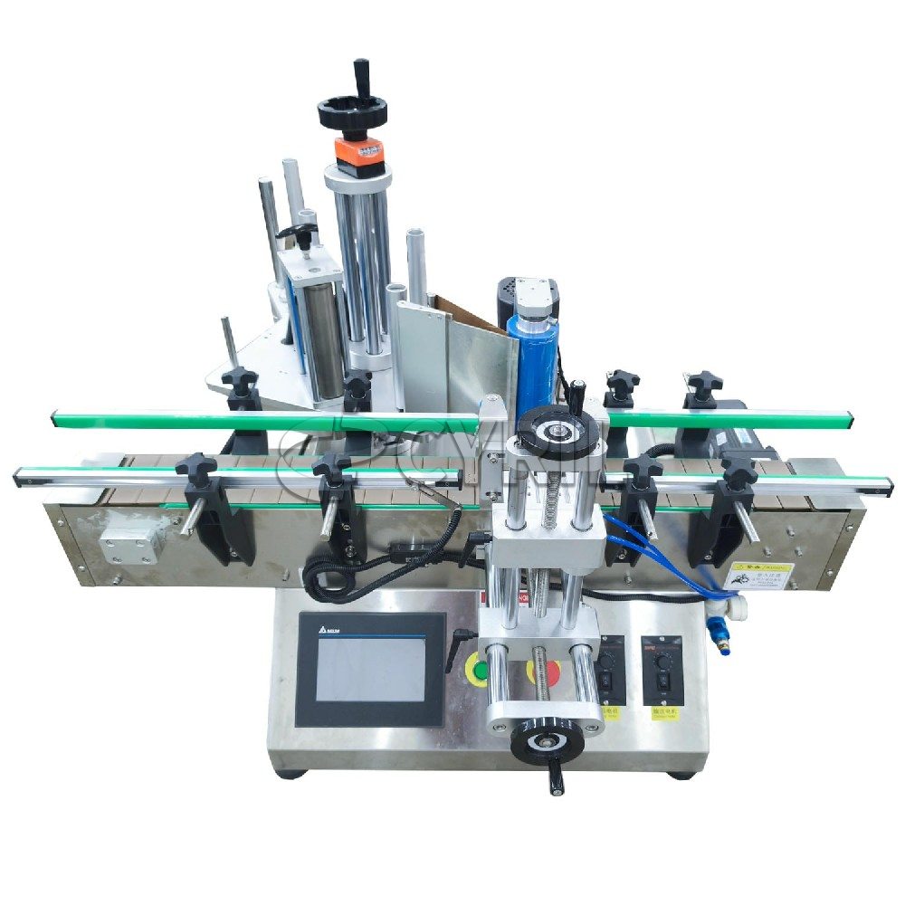 Desktop round bottle positioning labeling machine