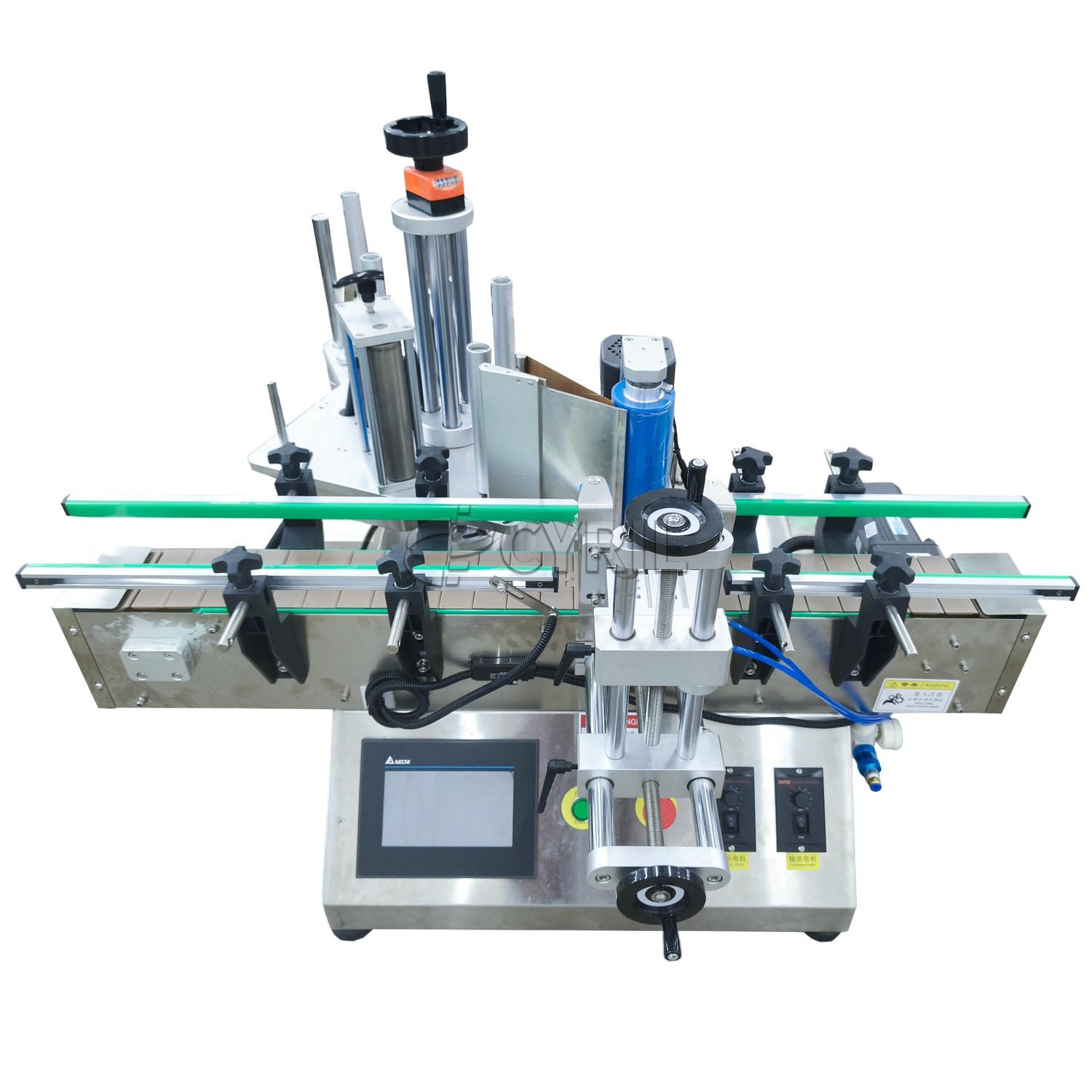 Desktop round bottle positioning labeling machine