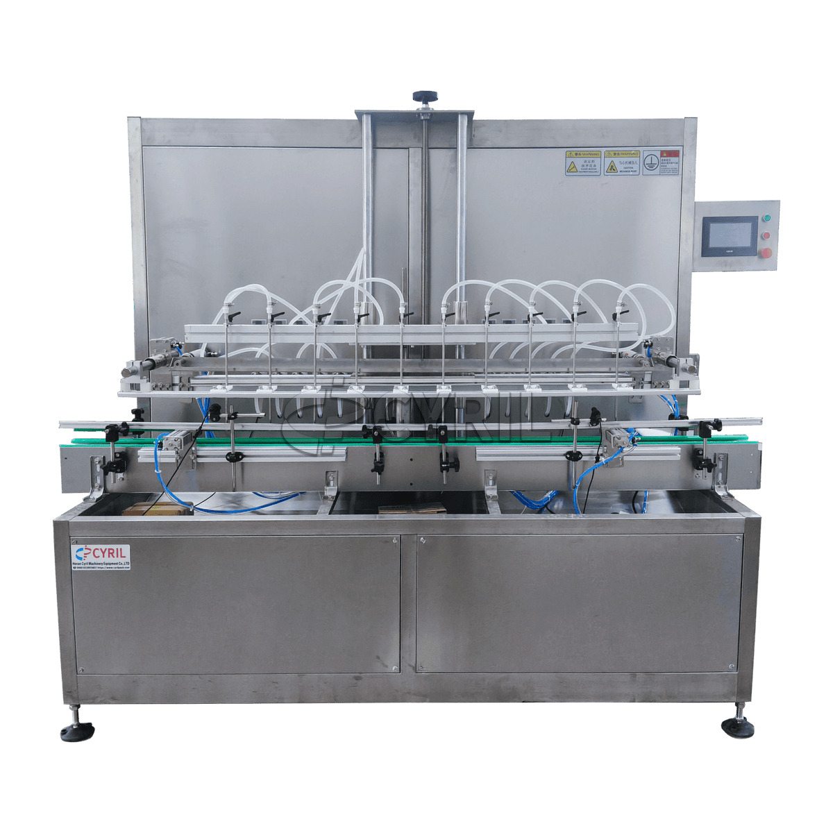 Fully automatic ten-head magnetic pump filling machine