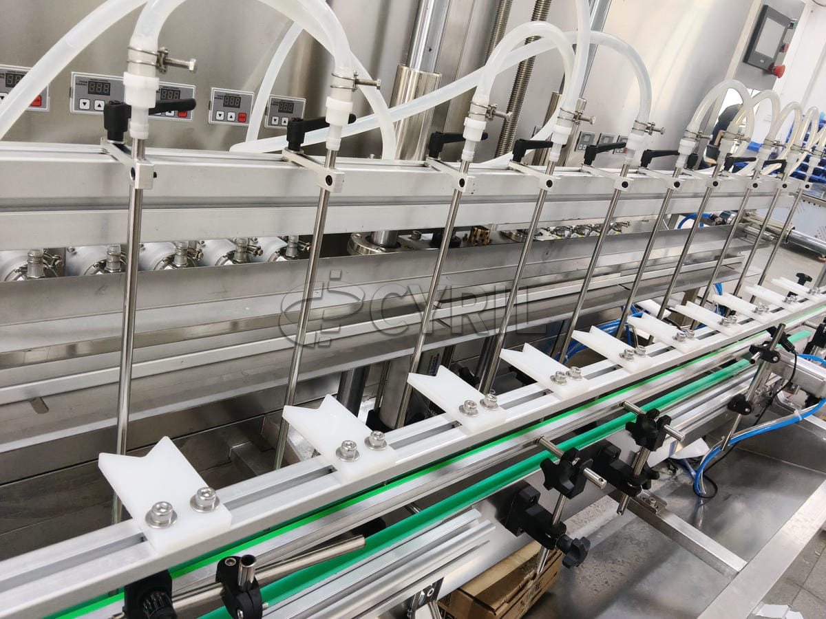 Fully automatic ten-head magnetic pump filling machine