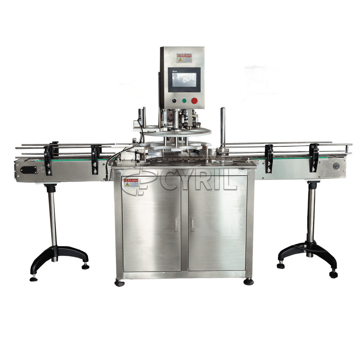 Aluminum cap sealing machine
