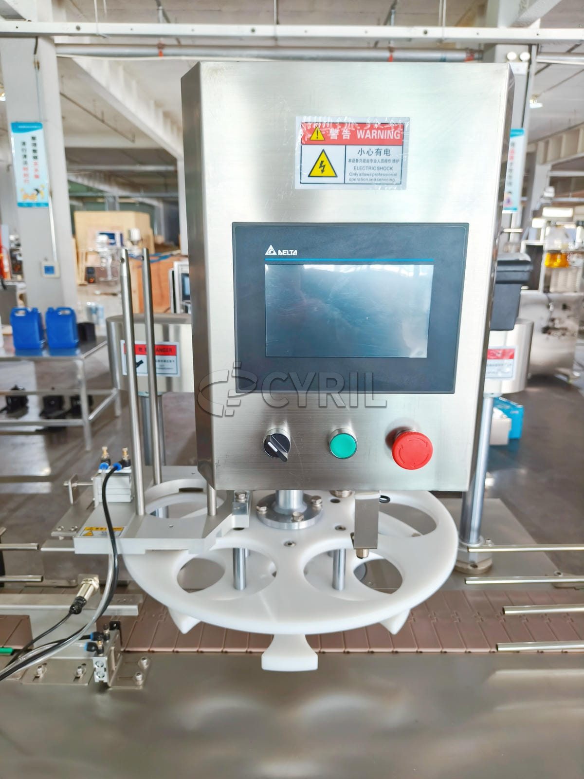 Aluminum cap sealing machine