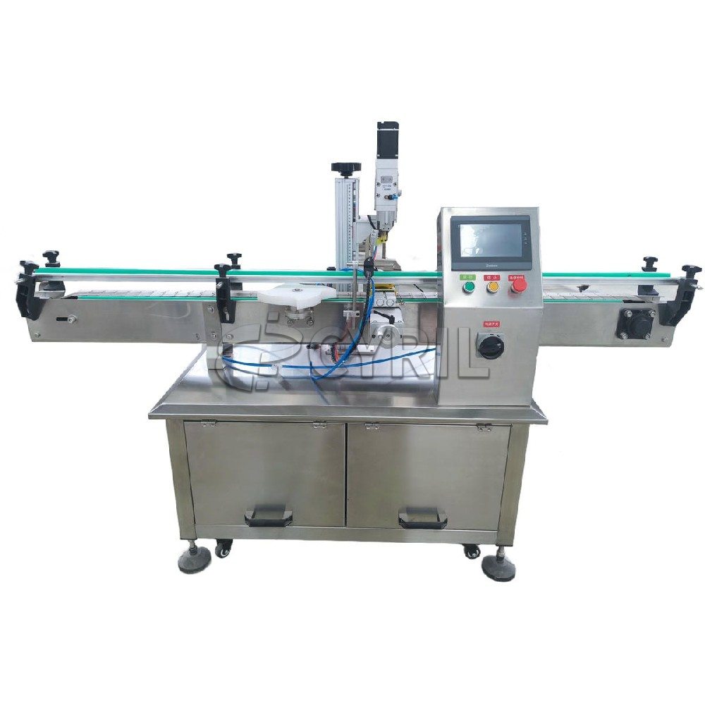 Fully automatic capping and capping machine