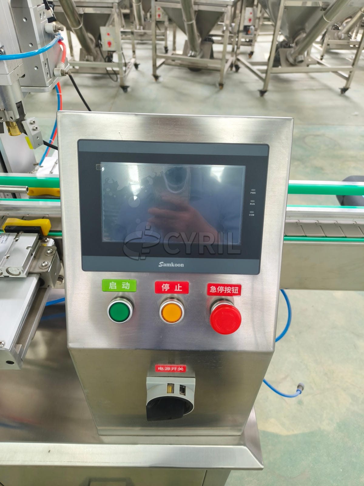Fully automatic capping and capping machine