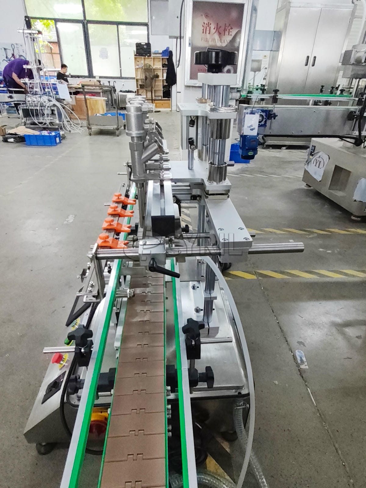 Desktop four-head paste filling machine