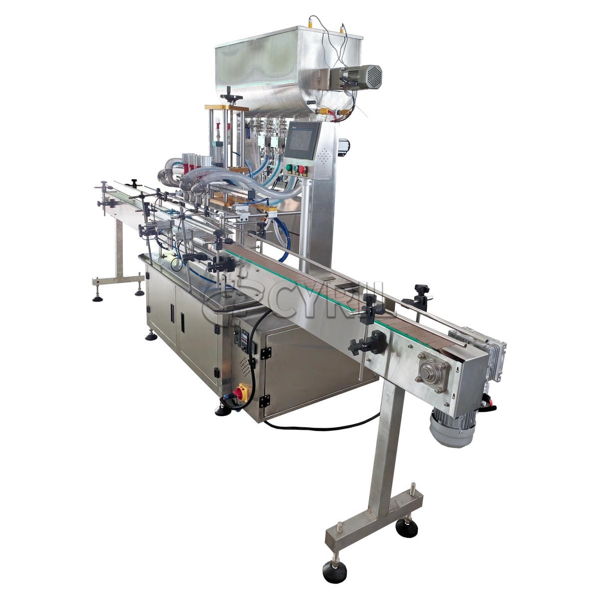 Four-head gear pump filling machine
