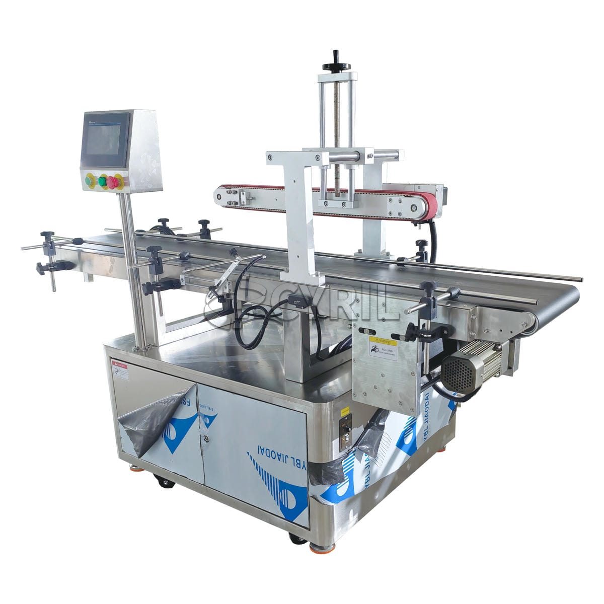 Press top side labeling machine