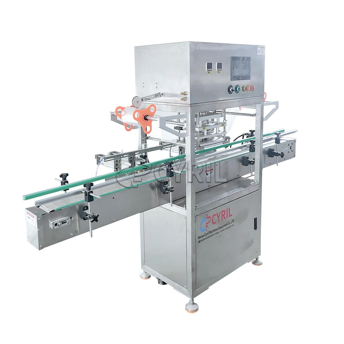 Fully automatic double-head film sealing machine