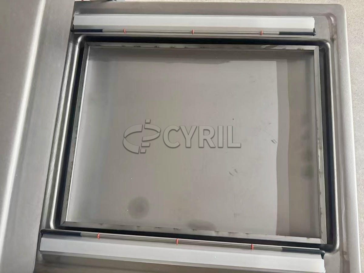 Double chamber vacuum packaging machine