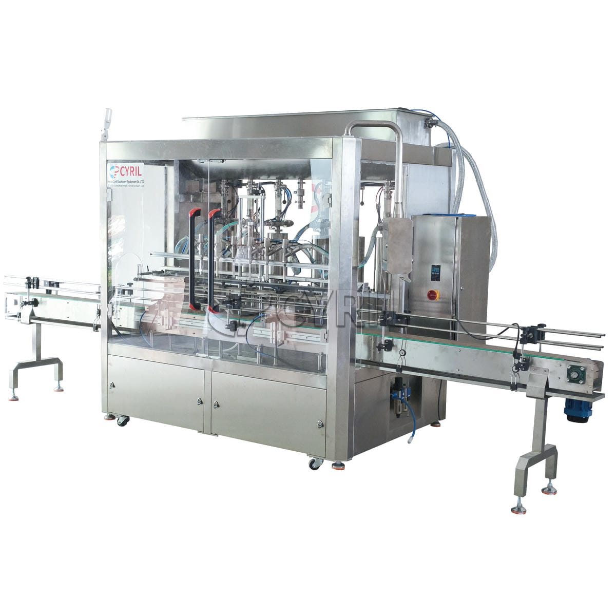 Servo six-head paste filling machine