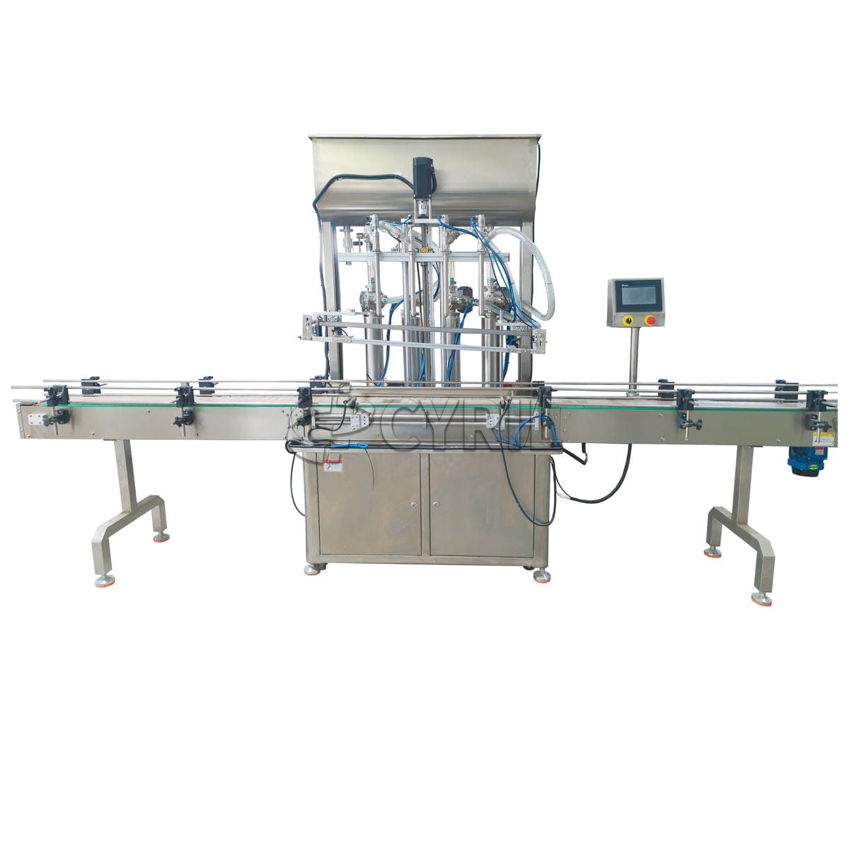 Four head paste filling machine