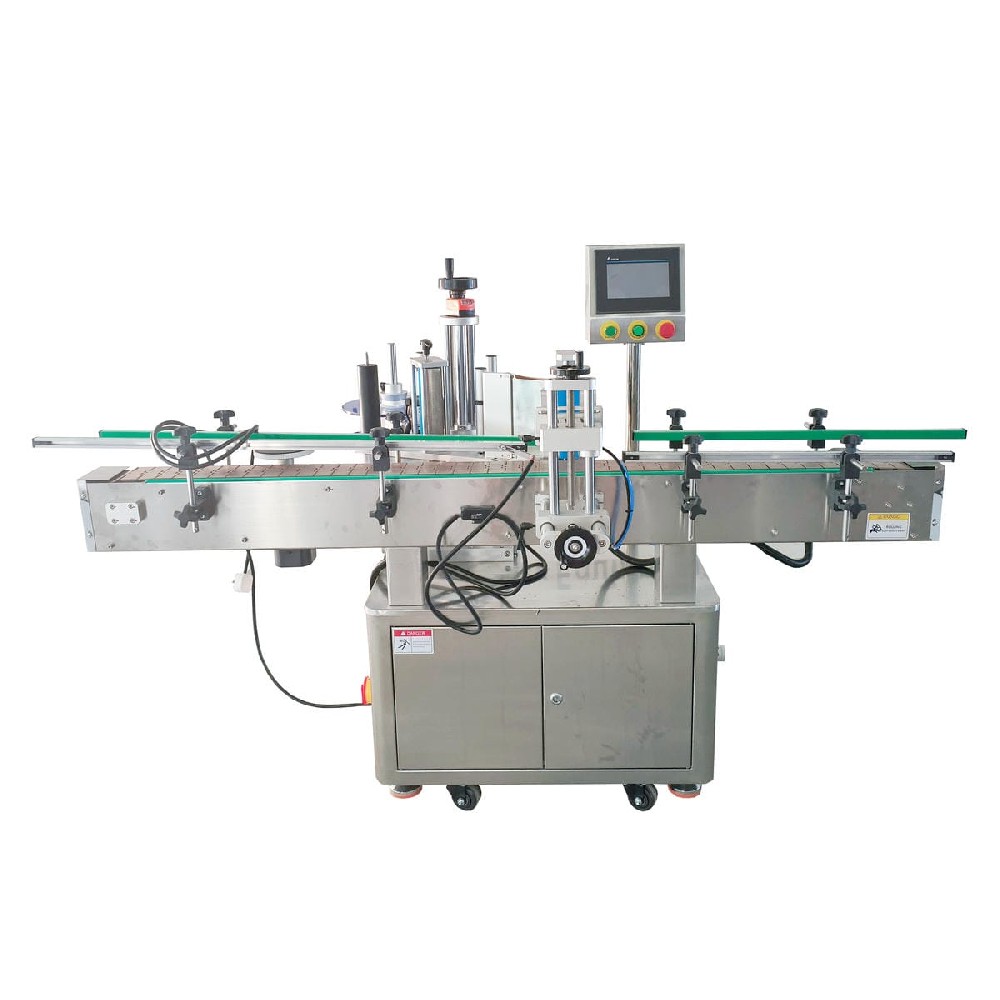 Round bottle positioning labeling machine + Delta