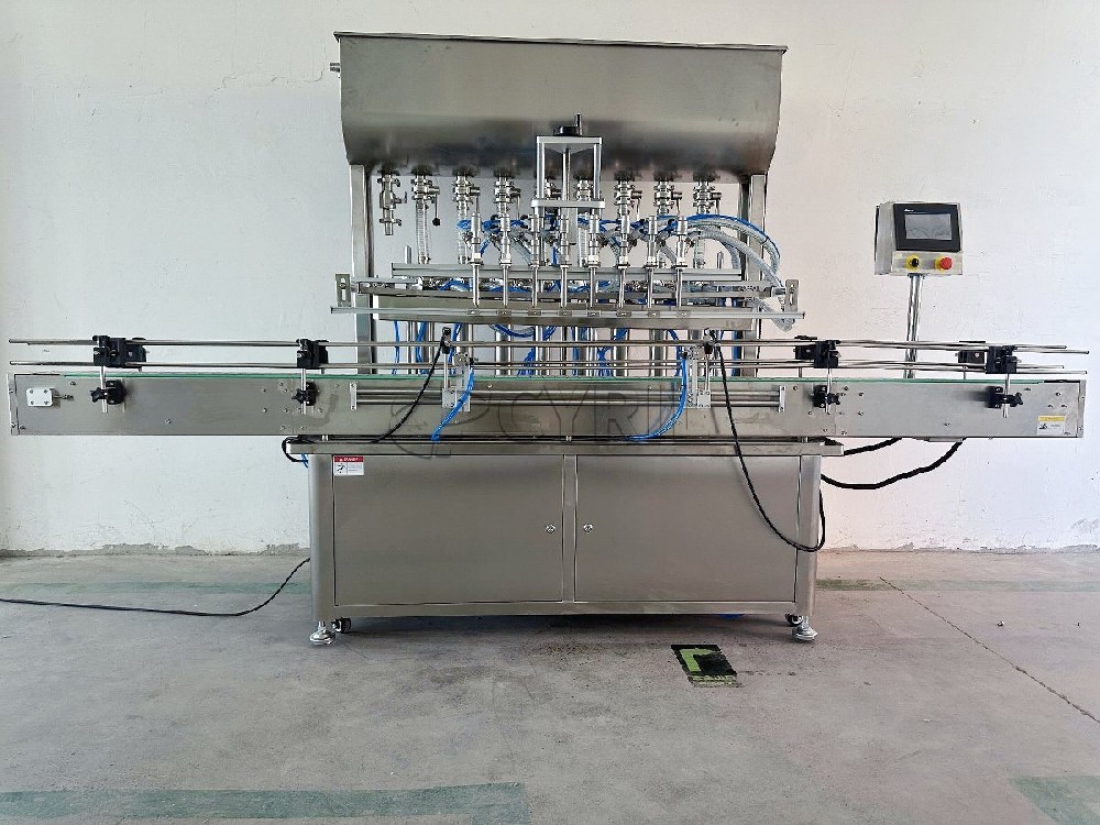 What are the safety guidelines for using filling machines?